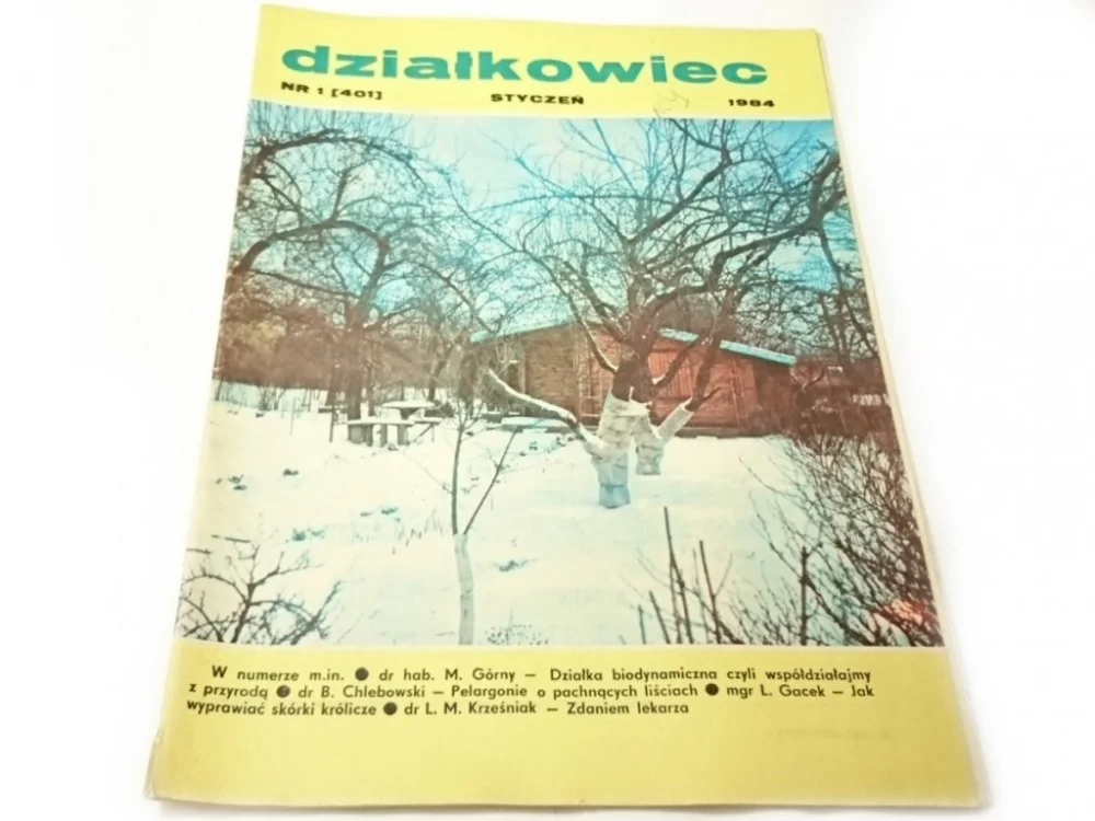 DZIAŁKOWIEC NR 1 (401) STYCZEŃ 1984 Cena promocyjna