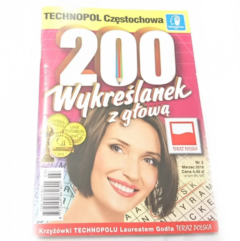200 WYKREŚLANEK Z GŁOWĄ NR 3 MARZEC 2018 Rabat
