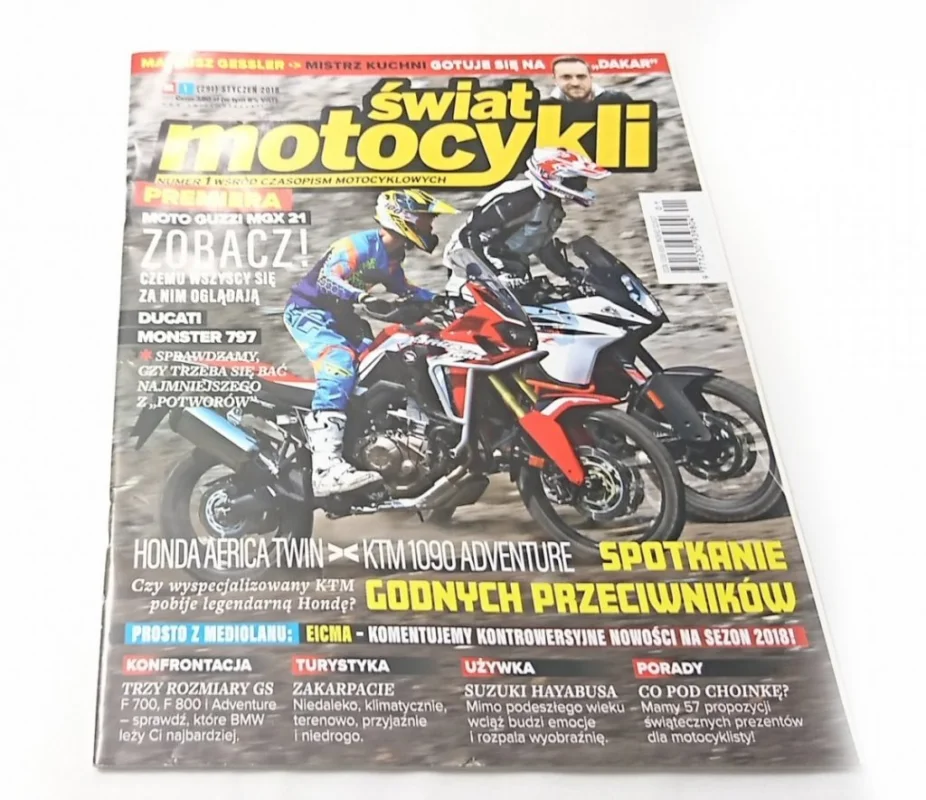 ŚWIAT MOTOCYKLI NR 1 (291) STYCZEŃ 2018 Obniżka ceny
