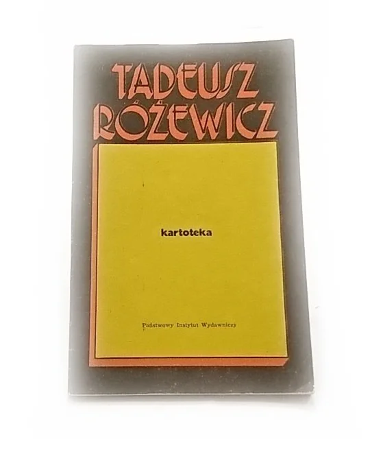 KARTOTEKA - Tadeusz Różewicz 1978 Rabat
