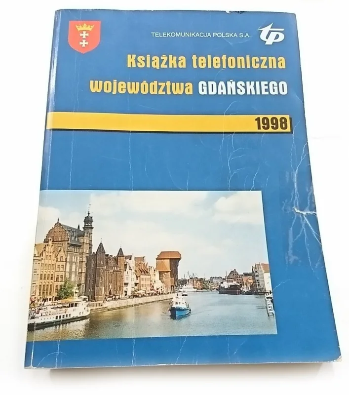 KSIĄŻKA TELEFONICZNA WOJEWÓDZTWA GDAŃSKIEGO 1998 Niska cena