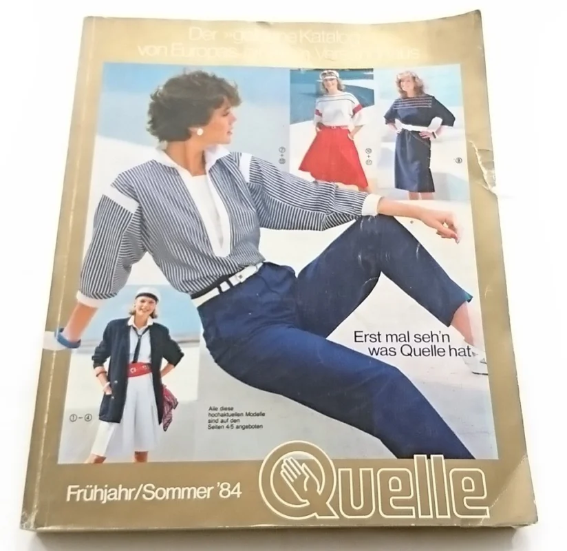 DER GOLDENE KATALOG VON EUROPAS GROSSTEM VERSANDHAUS. FRUHJAHR SOMMER '84 Popularny