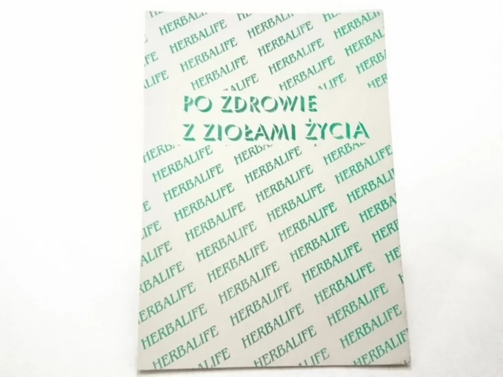 Obniżka ceny PO ZDROWIE Z ZIOŁAMI ŻYCIA. HERBALIFE ZESZYT REKLAMOWY