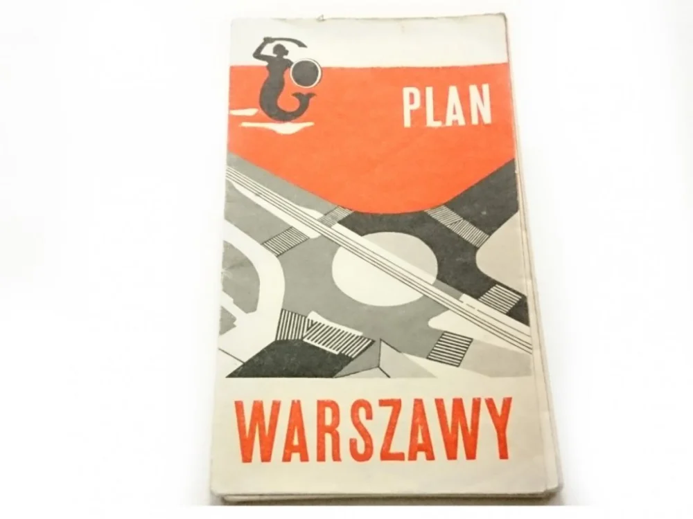 Dostępne od ręki PLAN WARSZAWY 1972