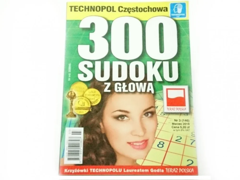 Tani 300 SUDOKU Z GŁOWĄ NR 3 (146) MARZEC 2018