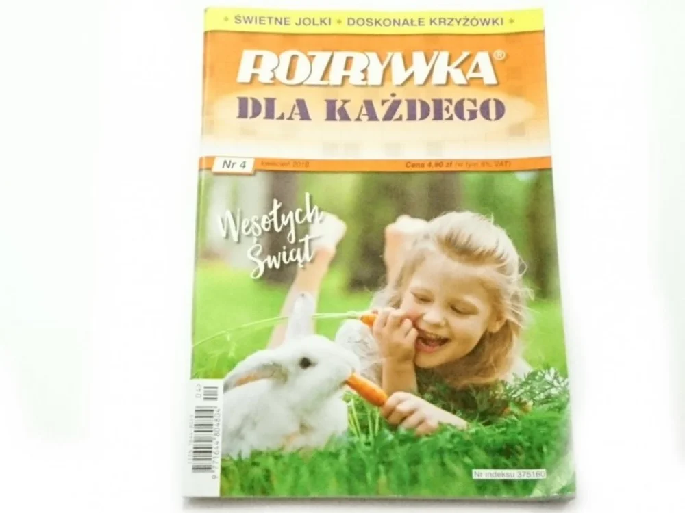 Zamów teraz ROZRYWKA DLA KAŻDEGO NR 4 KWIECIEŃ 2018