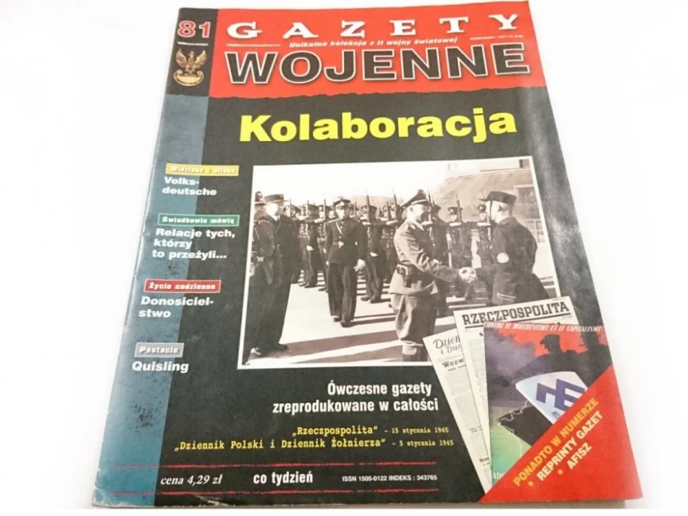 GAZETY WOJENNE NR 81 KOLABORACJA Okazja