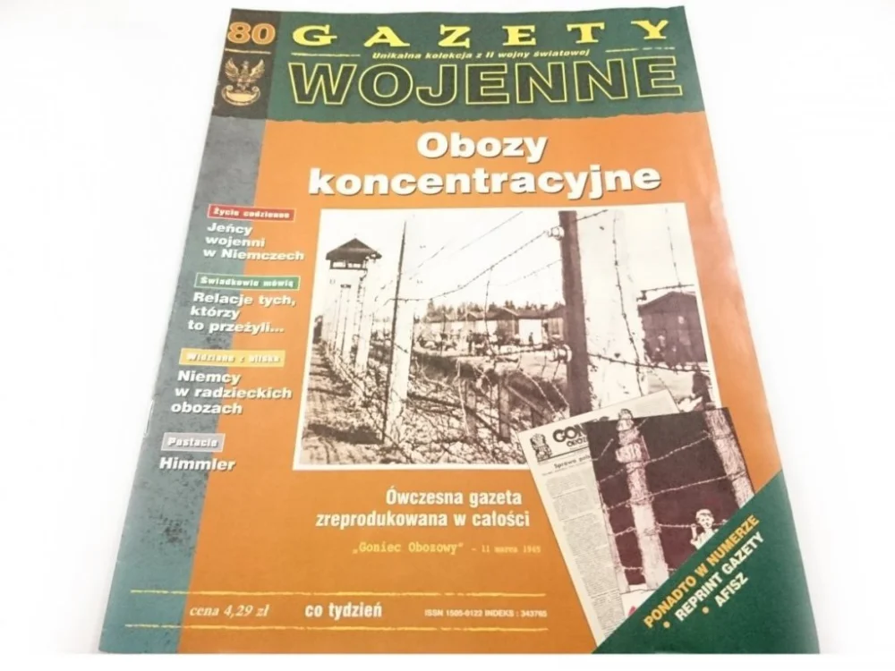 GAZETY WOJENNE NR 80 OBOZY KONCENTRACYJNE Oferta limitowana
