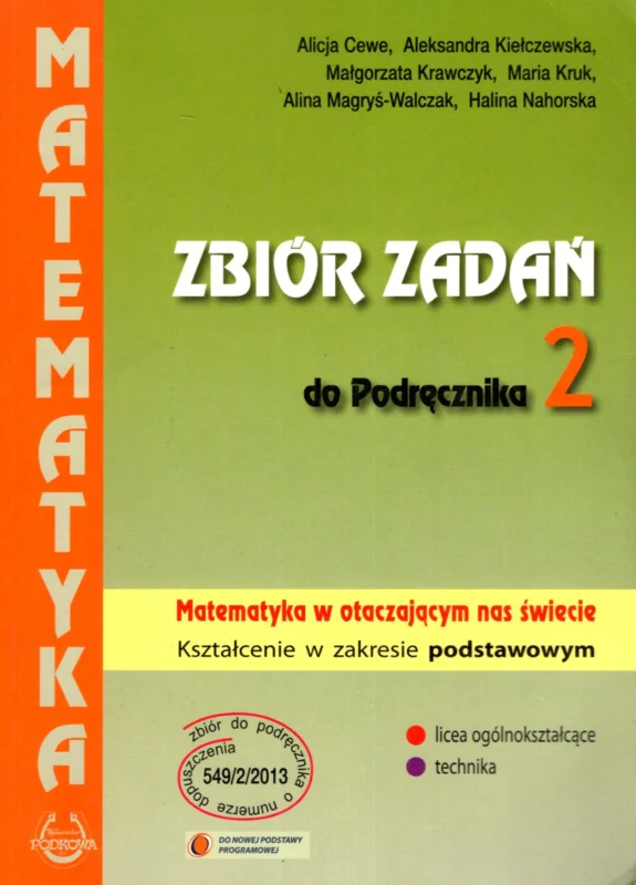 Cewe A., Kiełczewska A., Krawczyk M. i inni: Matematyka zbiór zadań do podręcznika 2 Kształcenie w zakresie podstawowym Bezpieczne zakupy