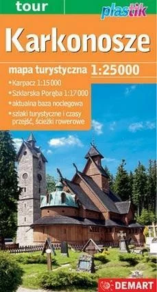 KARKONOSZE - MAPA TURYSTYCZNA PLASTIK W.2023 Oferta limitowana