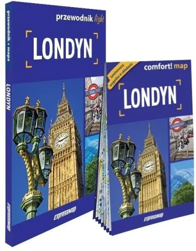 LONDYN LIGHT: PRZEWODNIK + MAPA Promocja