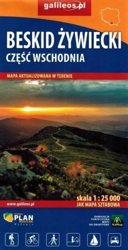 Nie przegap MAPA - BESKID ŹYWIECKI CZ. WSZCHODNIA 1:25 000