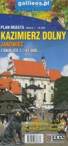 Nie przegap MAPA - KAZIMIERZ DOLNY I OKOLICE 1:45 000