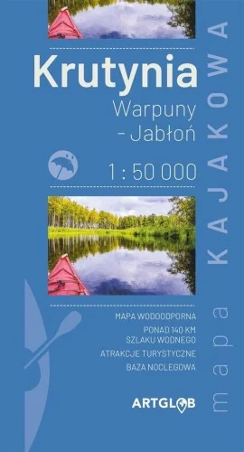 Oferta MAPA - KRUTYNIA - WARPUNY, JABŁO艃, 1:50 000
