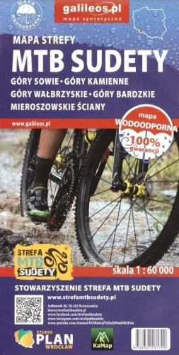 Bezpieczna płatność MAPA - MTB SUDETY 1:60 000, PRACA ZBIOROWA