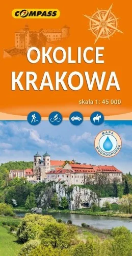 MAPA - OKOLICE KRAKOWA 1:45 000, PRACA ZBIOROWA Nowy