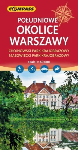 MAPA - POŁUDNIOWE OKOLICE WARSZAWY 1:50 000 Promocja