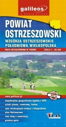 MAPA - POWIAT OSTRZESZOWSKI 1:60 000 Do wyczerpania zapasów