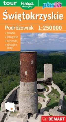 MAPA - śWIĘTOKRZYSKIE PODRŹOWNIK 1:250 000 W.2023 Oferta czasowa