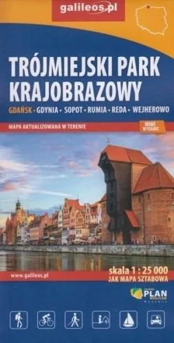 Szybka dostawa MAPA - TRJMIEJSKI PARK KRAJOBRAZOWY 1:25 000