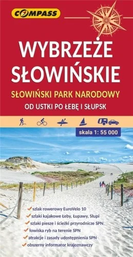 Bezpieczna płatność MAPA - WYBRZEŹE SŁOWI艃SKIE.. 1:55 000