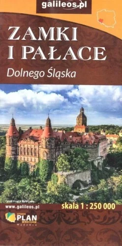 MAPA - ZAMKI I PAŁACE DOLNEGO śLSKA 1:250 000 Nowy
