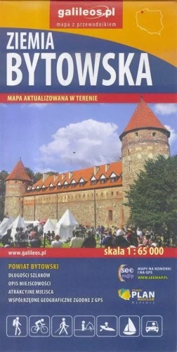 MAPA - ZIEMIA BYTOWSKA 1:65 000, PRACA ZBIOROWA Niska cena
