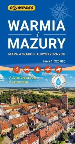 Łatwy zwrot MAPA ATRAKCJI TURYSTYCZNYCH WARMIA I MAZURY