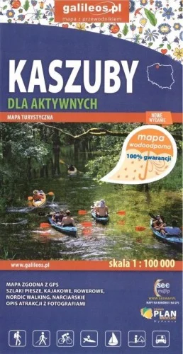 MAPA DLA AKTYWNYCH - KASZUBY 1:100 000 WODOODP. Bezpieczna płatność