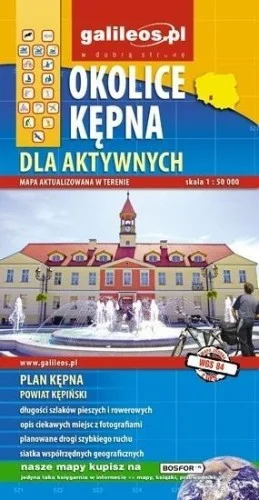 MAPA DLA AKTYWNYCH - OKOLICE KĘPNA 1: 50 000 Promocja