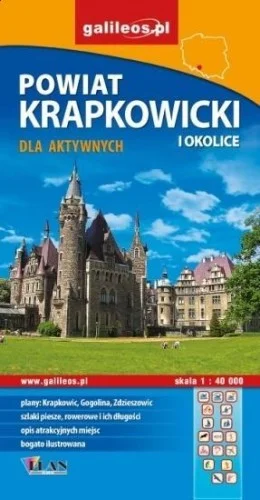 MAPA DLA AKTYWNYCH - POWIAT KRAPKOWICKI 1:40 000 Ograniczona ilość