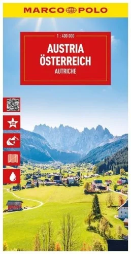 MAPA DROGOWA AUSTRIA 1:400 000, PRACA ZBIOROWA Okazja