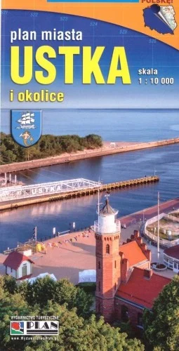 MAPA I PLAN MIASTA - USTKA, ROWY I OKOLICE Wysoka jakość