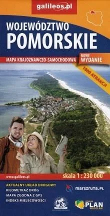 MAPA KRAJOZNAWCZO-SAM. - WOJ. POMORSKIE W.II Tylko dziś