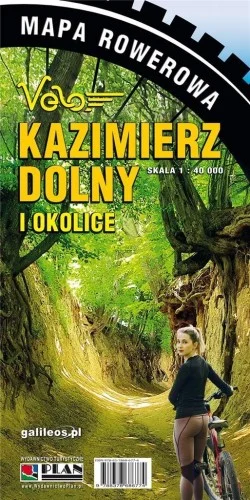 Tylko dziś MAPA ROWEROWA - KAZIMIERZ DOLNY VELO