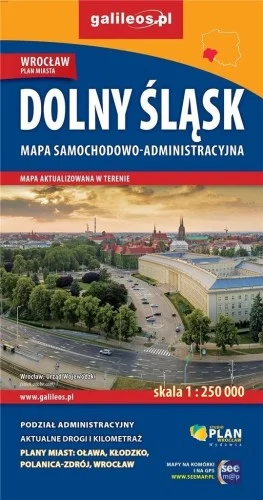 Oferta czasowa MAPA SAMOCH.-ADMINIST. DOLNY śLSK 1:250 000