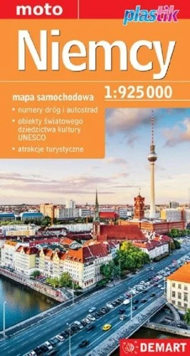 MAPA SAMOCHODOWA - NIEMCY 1:925 000 LAM Wybór klientów