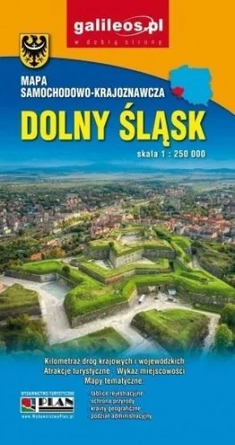 MAPA SAMOCHODOWO-KRAJ. - DOLNY śLSK 1:250 000 W.7 Taniej