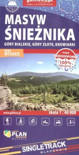 Najlepsza cena MAPA SYNTETYCZNA - MASYW śNIEŹNIKA 1:40 000