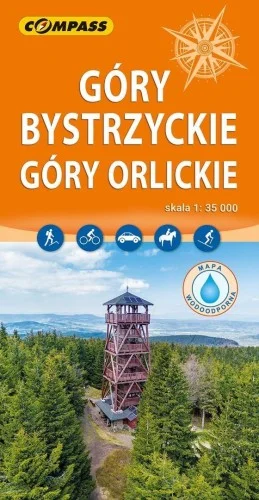 Dostępne od ręki MAPA TUR. - GRY BYSTRZYCKIE, GRY ORLICKIE LAM.