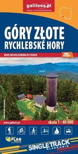 Ostatnie sztuki MAPA TUR. - GRY ZŁOTE - GRY RYCHLEBSKIE 1:40 000