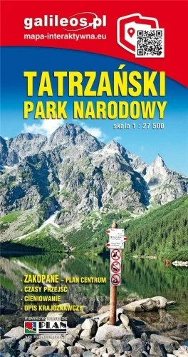 Wysoka jakość MAPA TUR. - TATRZA艃SKI PARK NARODOWY 1:27 000
