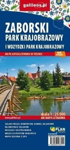 MAPA TURYST. - ZABORSKI PARK KRAJOBRAZOWY 1:25 000 Nowość
