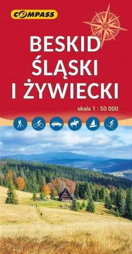 MAPA TURYSTYCZNA - BESKID śLSKI I ŹYWIECKI Zamów dziś