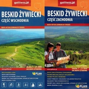 MAPA TURYSTYCZNA - BESKID ŹYWIECKI 1:25 000 Wyprzedaż