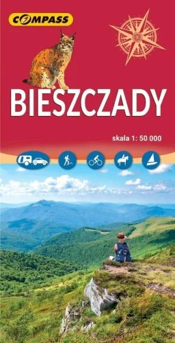 MAPA TURYSTYCZNA - BIESZCZADY 1:50 000 Dostępne od ręki