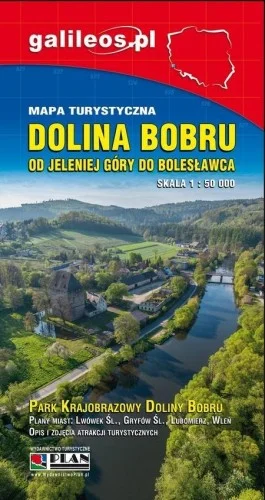 Hit sprzedaży MAPA TURYSTYCZNA - DOLINA BOBRU 1:50 000 W.2025