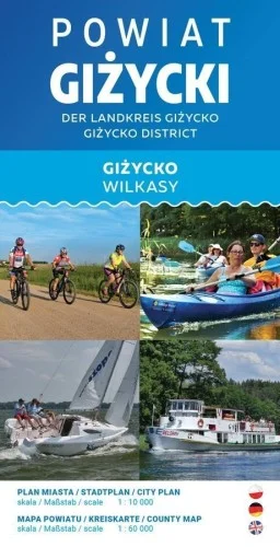 Nowość MAPA TURYSTYCZNA - GIŹYCKO/POWIAT GIŹYCKI