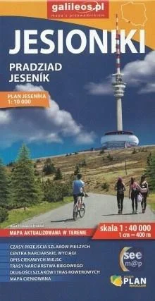 Niska cena MAPA TURYSTYCZNA - JESIONIKI/PRADZIAD/JESENIK