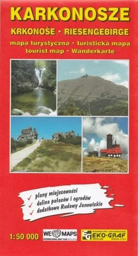 MAPA TURYSTYCZNA - KARKONOSZE 1:50 000 Nowy